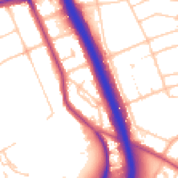 Daytime road noise heatmap for SE3 0JF