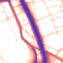 Daytime road noise heatmap for SE3 0JG
