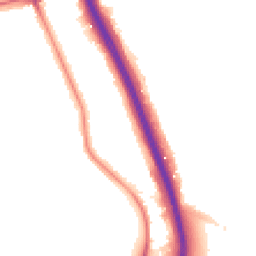 Night-time road noise heatmap for SE3 0JG