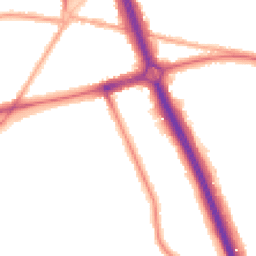 Night-time road noise heatmap for SE3 0LR