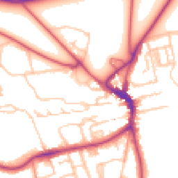 Daytime road noise heatmap for SE3 0QB