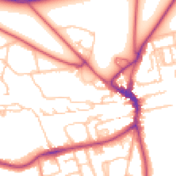 Daytime road noise heatmap for SE3 0QE