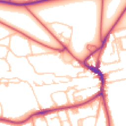 Daytime road noise heatmap for SE3 0QG