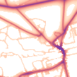 Daytime road noise heatmap for SE3 0QH