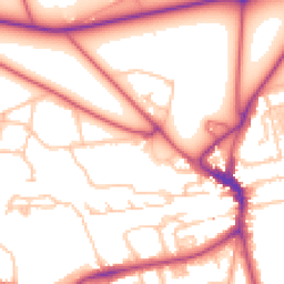 Daytime road noise heatmap for SE3 0QJ