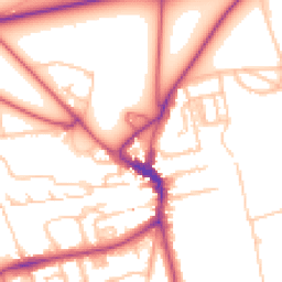 Daytime road noise heatmap for SE3 0TJ