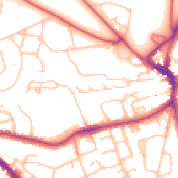 Daytime road noise heatmap for SE3 0XB