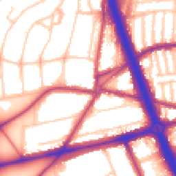 Daytime road noise heatmap for SE3 7AA