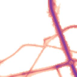 Night-time road noise heatmap for SE3 7AD