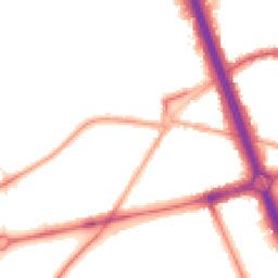 Night-time road noise heatmap for SE3 7AW