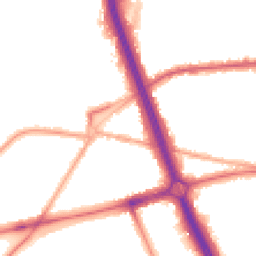Night-time road noise heatmap for SE3 7DB
