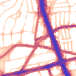 Daytime road noise heatmap for SE3 7EU