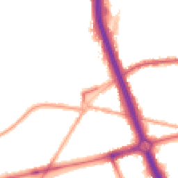 Night-time road noise heatmap for SE3 7EU