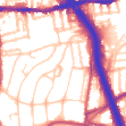Daytime road noise heatmap for SE3 7LL