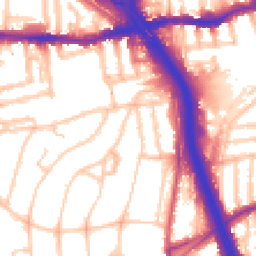 Daytime road noise heatmap for SE3 7LN