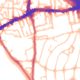 Daytime road noise heatmap for SE3 7LT