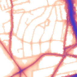 Daytime road noise heatmap for SE3 7NA