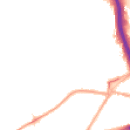 Night-time road noise heatmap for SE3 7NA