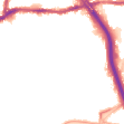 Night-time road noise heatmap for SE3 7PF