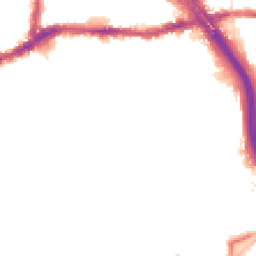 Night-time road noise heatmap for SE3 7PJ