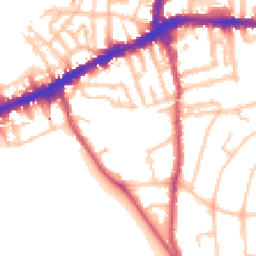 Daytime road noise heatmap for SE3 7RP