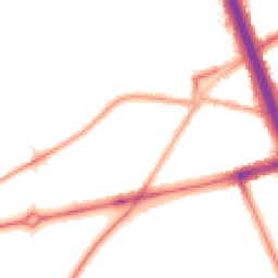 Night-time road noise heatmap for SE3 7TD