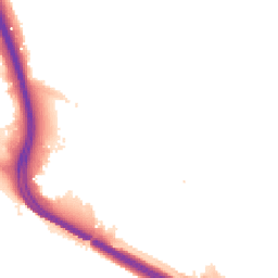 Night-time road noise heatmap for SE3 8AH