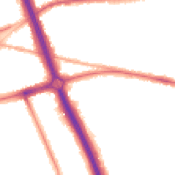 Night-time road noise heatmap for SE3 8BP
