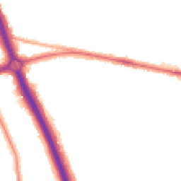Night-time road noise heatmap for SE3 8BY