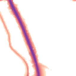 Night-time road noise heatmap for SE3 8HW