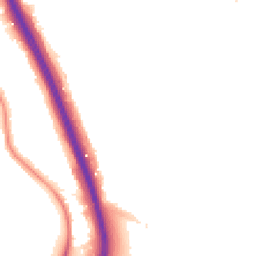 Night-time road noise heatmap for SE3 8PE