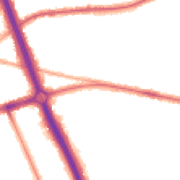 Night-time road noise heatmap for SE3 8RN