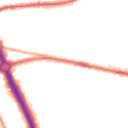 Night-time road noise heatmap for SE3 8SE