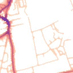 Daytime road noise heatmap for SE3 9BB