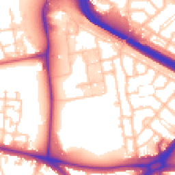 Daytime road noise heatmap for SE3 9FB