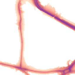 Night-time road noise heatmap for SE3 9FB