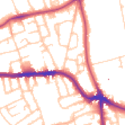 Daytime road noise heatmap for SE3 9HF