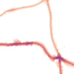 Night-time road noise heatmap for SE3 9HF