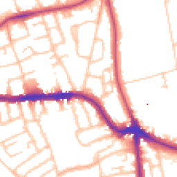 Daytime road noise heatmap for SE3 9HJ