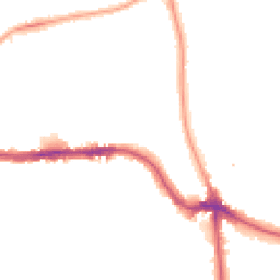 Night-time road noise heatmap for SE3 9HJ