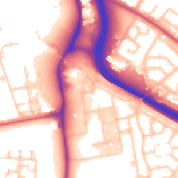 Daytime road noise heatmap for SE3 9JS