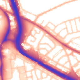 Daytime road noise heatmap for SE3 9QA