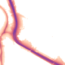 Night-time road noise heatmap for SE3 9QA