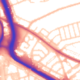 Daytime road noise heatmap for SE3 9QB