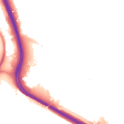 Night-time road noise heatmap for SE3 9QB