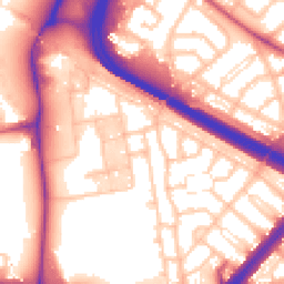 Daytime road noise heatmap for SE3 9SR