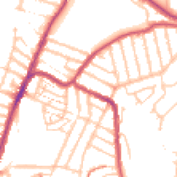 Daytime road noise heatmap for SE4 1AA