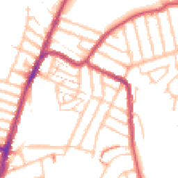 Daytime road noise heatmap for SE4 1AE