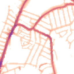 Daytime road noise heatmap for SE4 1AF