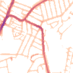 Daytime road noise heatmap for SE4 1AG